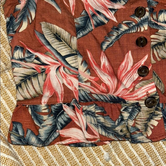 LOFT Orange Crop Buttoned Camisole - Picture 2 of 5